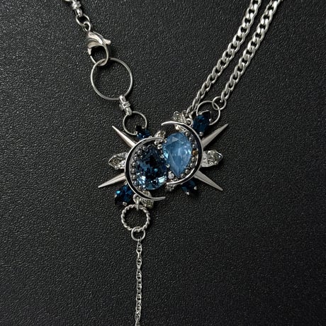 【10/15まで限定販売】  Éliane Necklace『Double Denim』