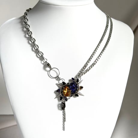Éliane Necklace『Purple×Yellow』