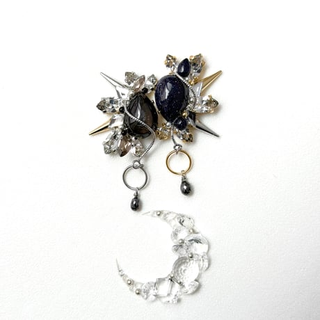 【予約】Limited Éliane『Blue Goldstone× Silver Obsidian×Black Diamond』