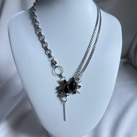 Éliane Necklace 『Blue Goldstone』