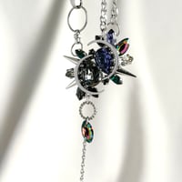 Éliane Necklace『Dragon Black×Purple』
