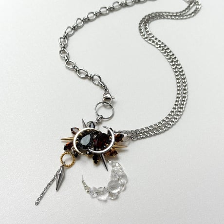 Éliane Necklace『King Black×Brown』