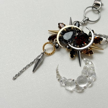Éliane Necklace『King Black×Brown』