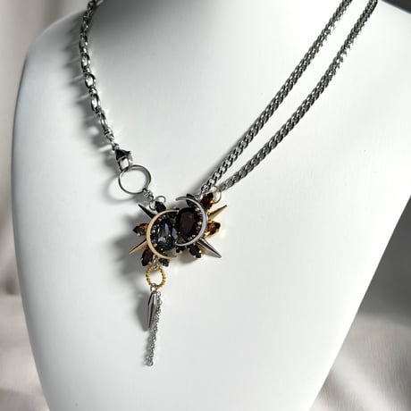Éliane Necklace『King Black×Brown』
