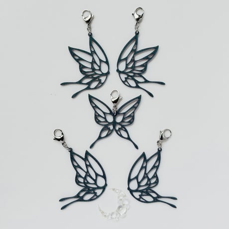 📮￤Butterfly Charm Green