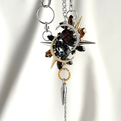 Éliane Necklace『King Black×Brown』