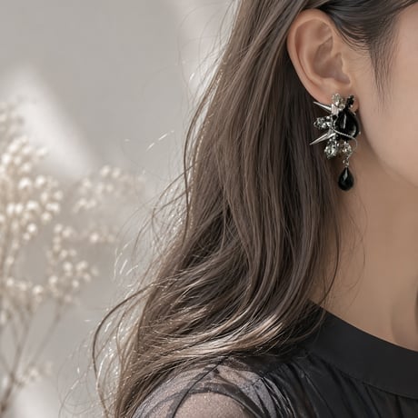 【予約】Limited Éliane『Silver Obsidian× Black Spinel』