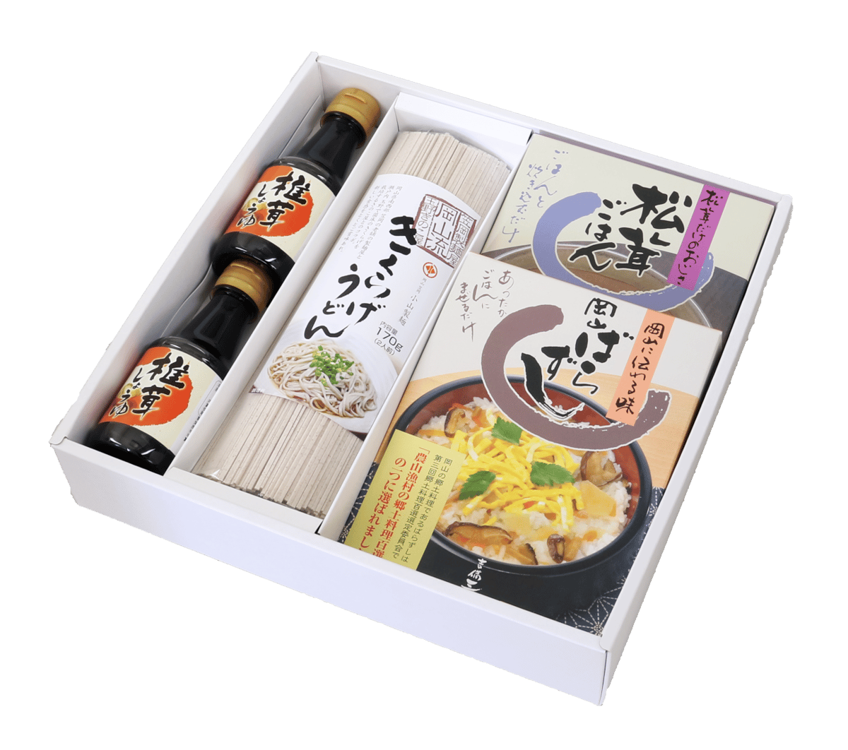吉備三宝 うどんせっと H-326 | きのこ家｜公式オンラインショップ
