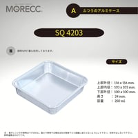 SQ4203 [50pcs] ふつうのアルミケース
