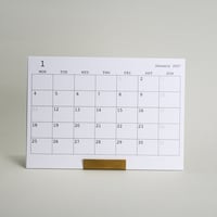 CLIP STAND DESKTOP CALENDAR 02(2027年度版1月始まり)