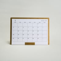BRASS DESKTOP CALENDAR (2027年度版1月始まり）