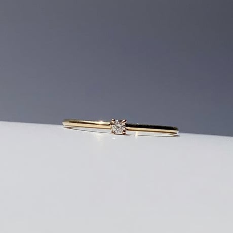ダイヤモンドの一粒リング