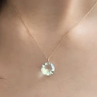 グリーンアメジストのネックレス