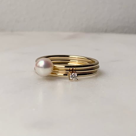 ダイヤモンドの一粒リング