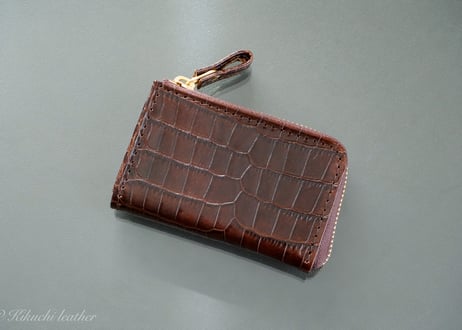 《LEO》L字ファスナーキーケース カード入れ有り　《4colors》
