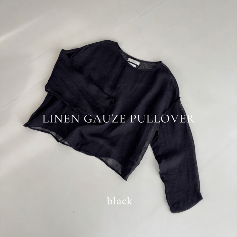 argue】linen voile gauze pullover argue【24SS美品】LINEN VOILE