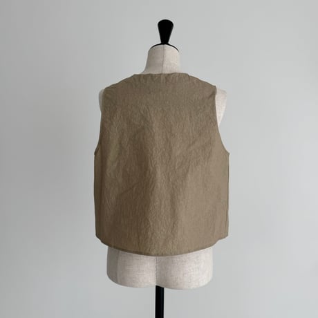 ENVY VEST / CAMEL BEIGE