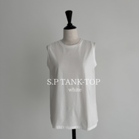 S.P TANK-TOP / WHITE