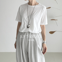 S.P T-SHIRTS / WHITE