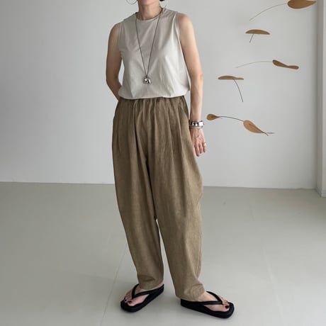 S.P TANK-TOP / SAND BEIGE