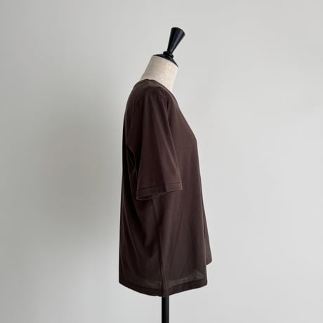 S.P T-SHIRTS / DARK BROWN