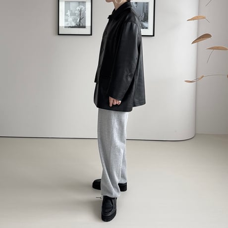 SHEEP LEATHER CAR COAT(produced by.creative clan)