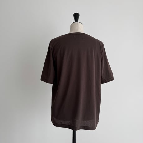 S.P T-SHIRTS / DARK BROWN