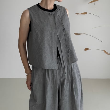 ENVY VEST / GRAY KHAKI