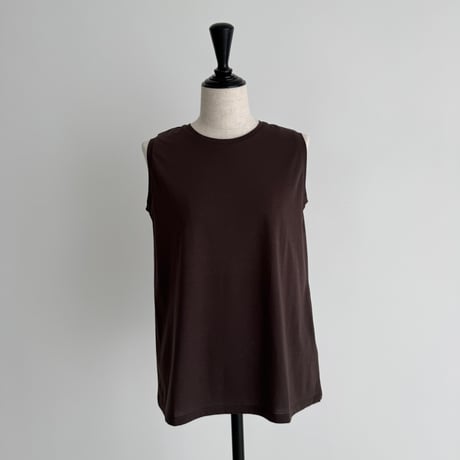 S.P TANK-TOP /  DARK BROWN