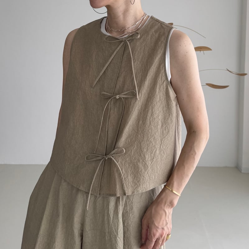 ENVY VEST / CAMEL BEIGE | ARGUE