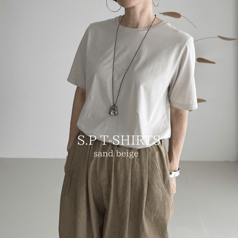 S.P T-SHIRTS / SAND BEIGE | ARGUE
