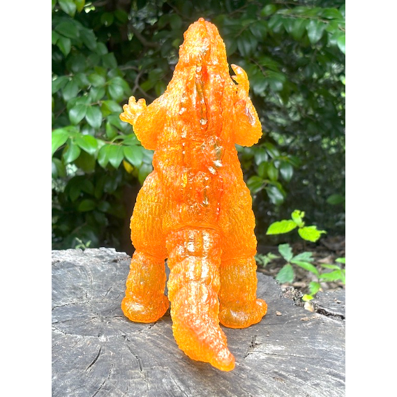 数量限定】ニセゴジラ ソフビキット クリアーオレンジ