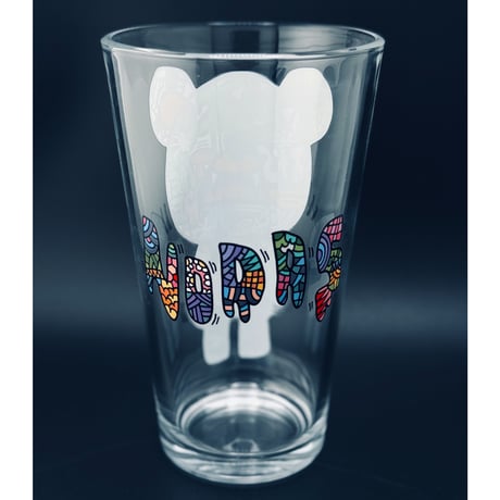 NO LAND BEAR PintGlass