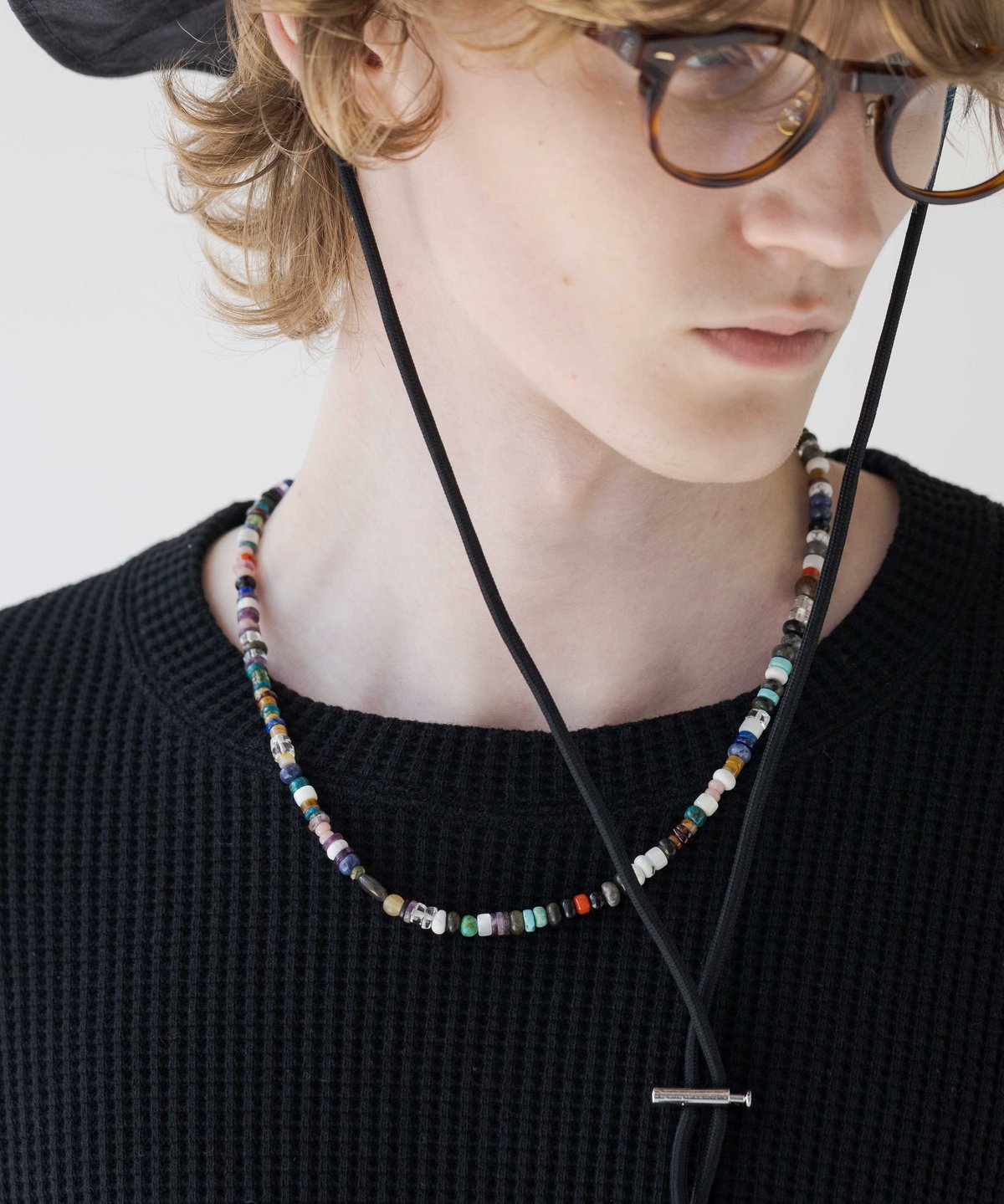 アクセサリー OX JEWELRY High-End SilverBeads Necklace 8/30発売】OX