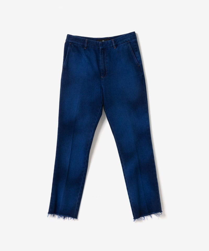 7/26発売】OVERDYED DENIM SLACKS Fabric by KUROKI