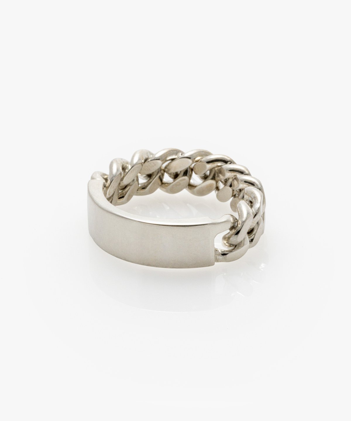 OX JEWELRy Anonymous Silver Chain Ring | MB -th