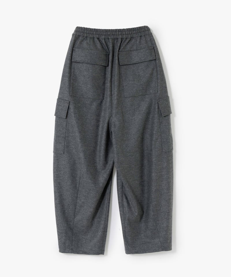 ULTIMATE 尾州WOOL AQUA LEGEND SMOOTH BALLOON CARGO PANTS | MB