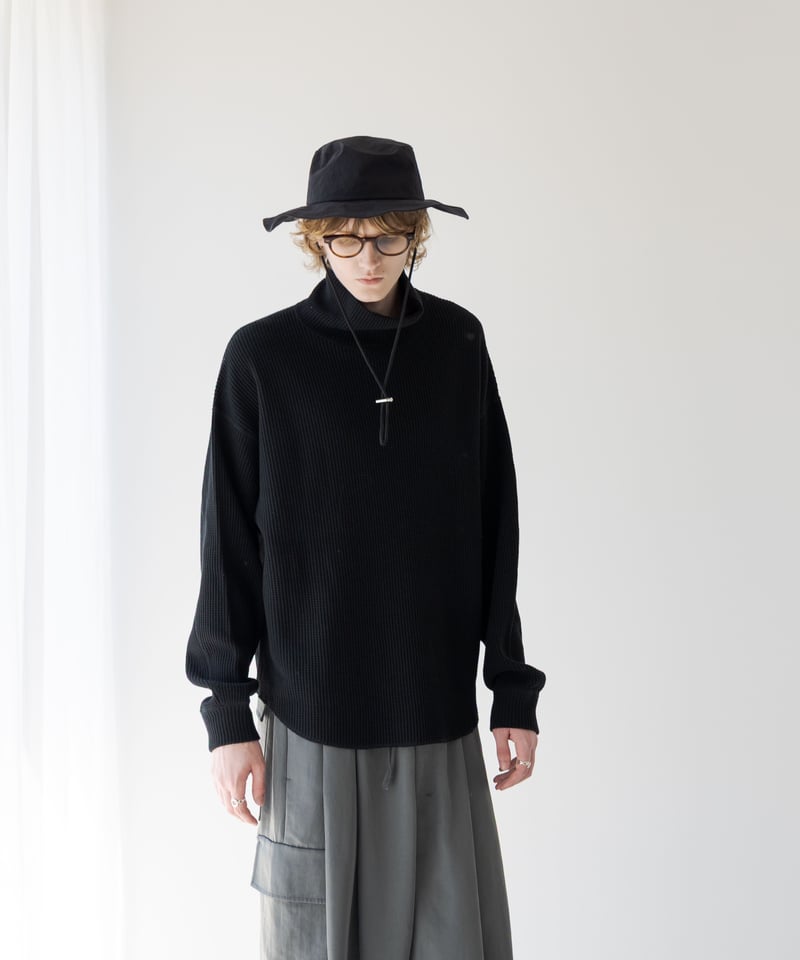 HIGH-END 10G COTTON WAFFLE OFF-TURTLENECK | MB