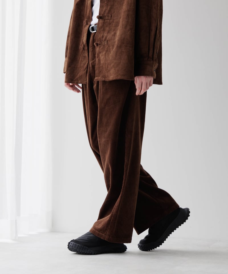 90’s archive HERMES Corduroy Wide Pants 8/9発売】VINTAGE COTTON CORDUROY WIDE FIT PANTS |