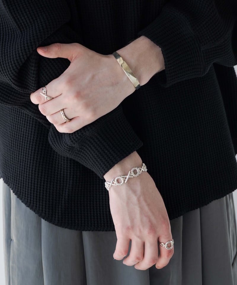 8/30発売】OX JEWELRy Interlace Silver Ring | MB -