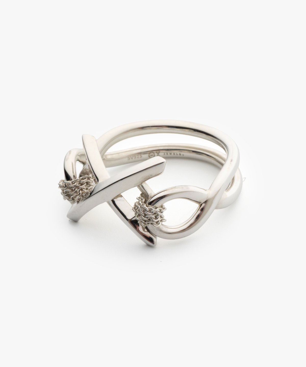 8/30発売】OX JEWELRy Signature “X” Link Silver Ri
