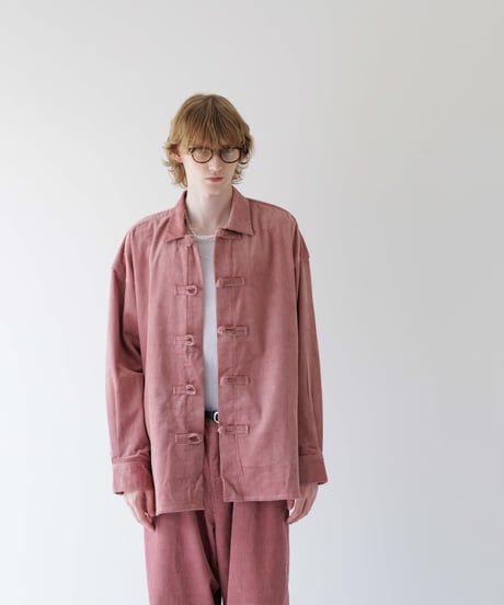 VINTAGE COTTON CORDUROY CHINESE SHIRT