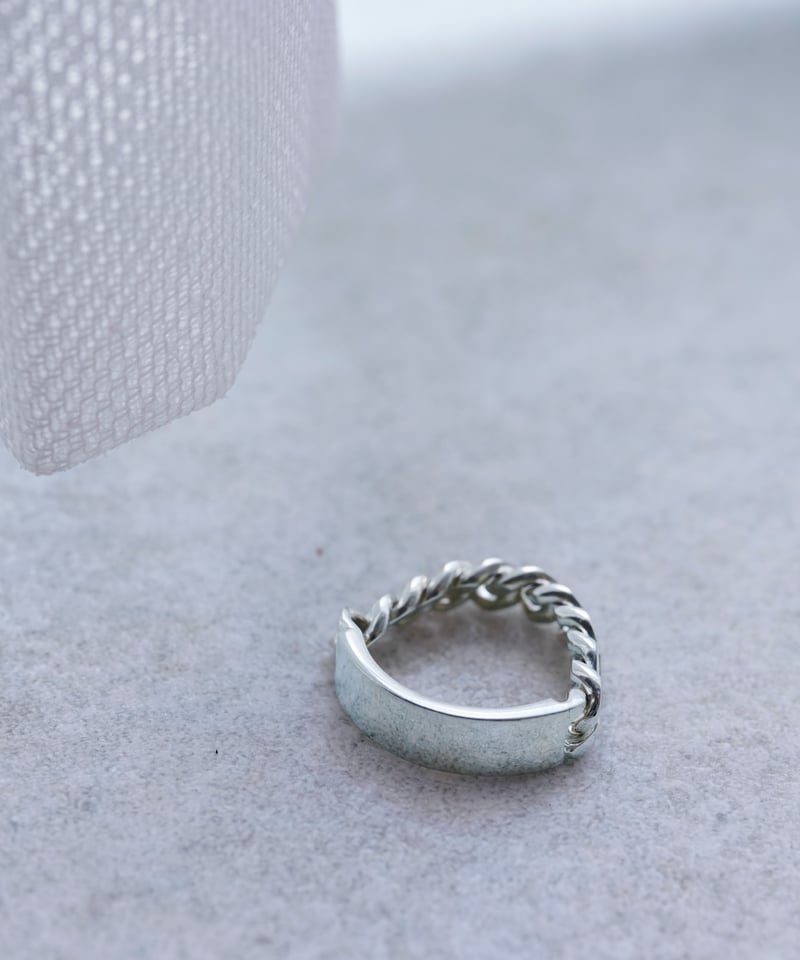 OX JEWELRy Anonymous Silver Chain Ring | MB -th