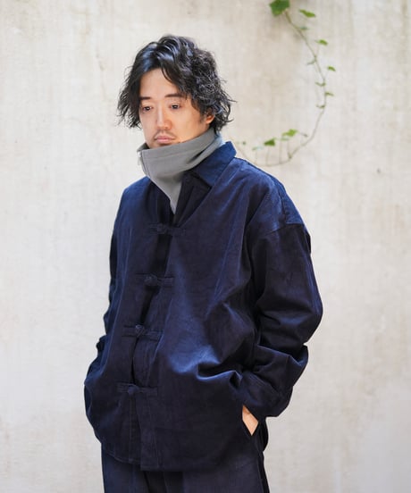 VINTAGE COTTON CORDUROY CHINESE SHIRT