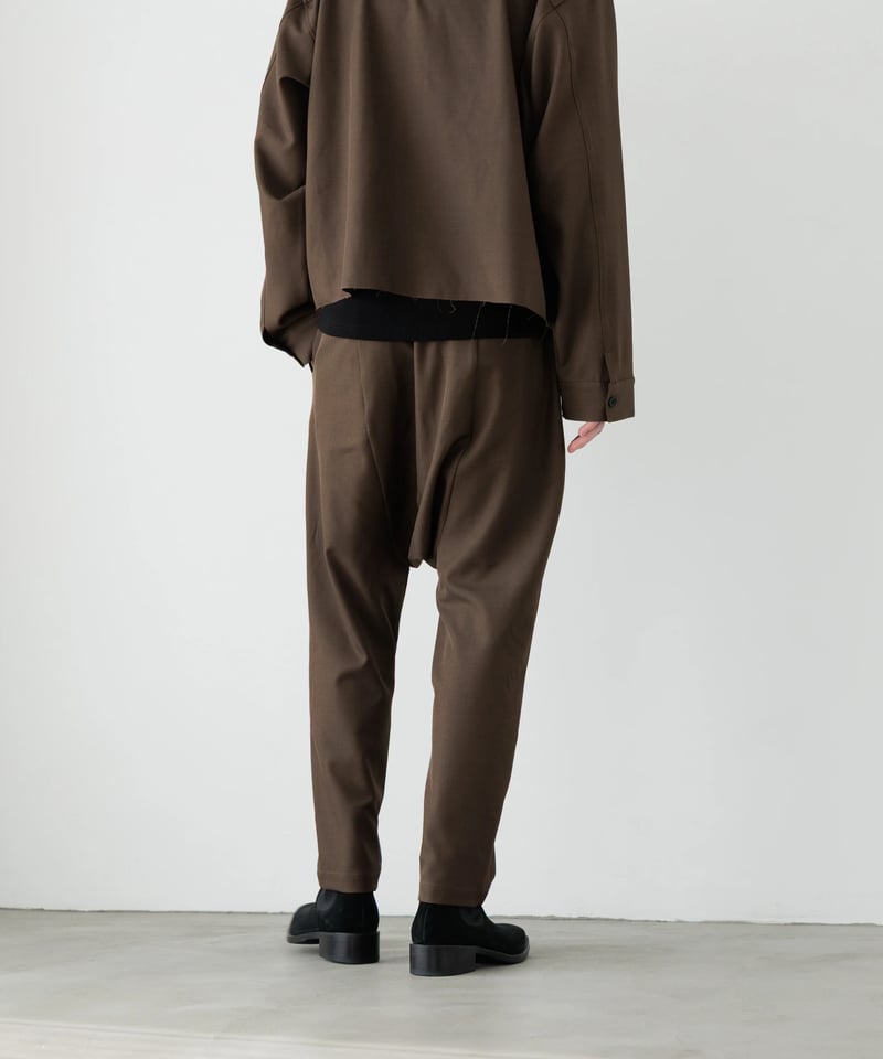 STANDARD WOOLY TWILL SAROUEL SLACKS | MB -there