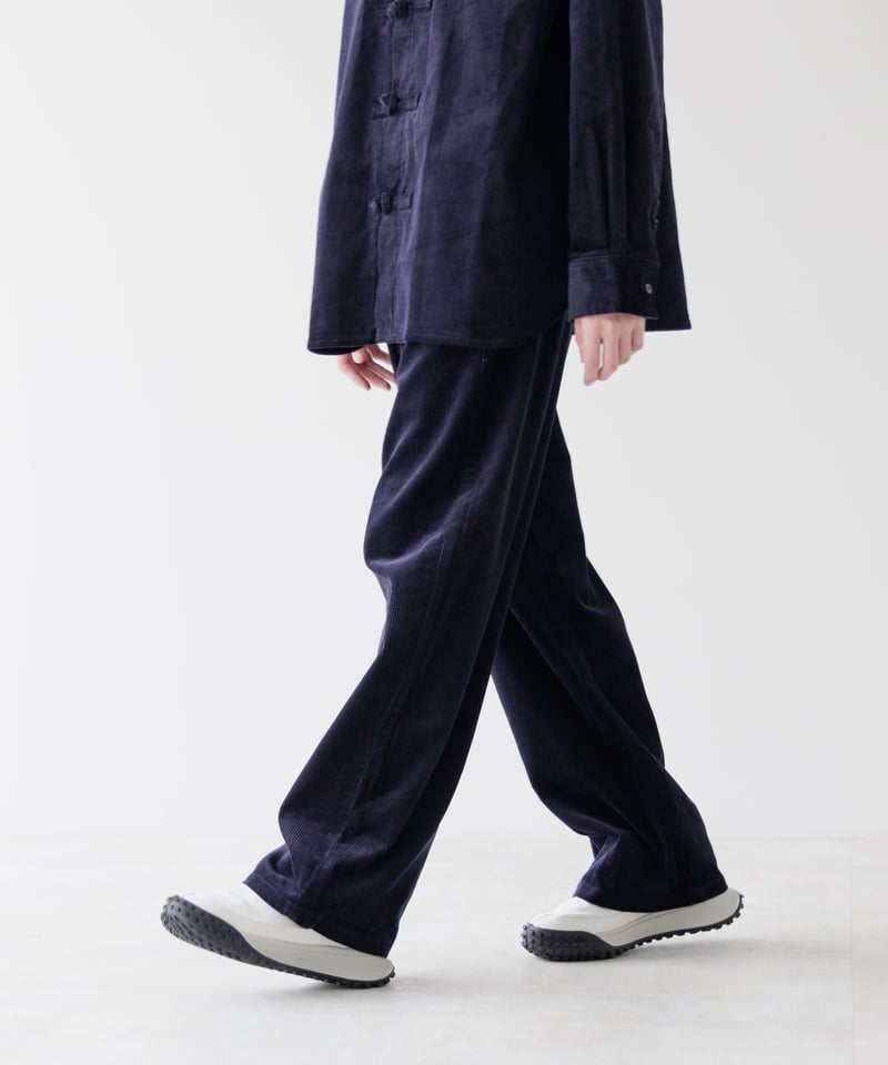 メグリメグッテ　アンティークドロワーズパンツ VINTAGE COTTON CORDUROY WIDE FIT PANTS | MB -th