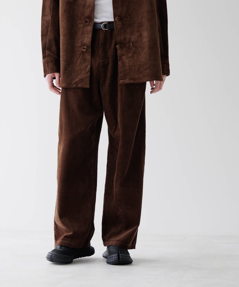 VINTAGE COTTON CORDUROY WIDE FIT PANTS | MB -th