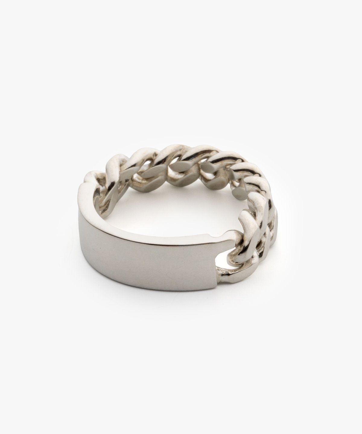 OX JEWELRy Anonymous Silver Chain Ring | MB -th