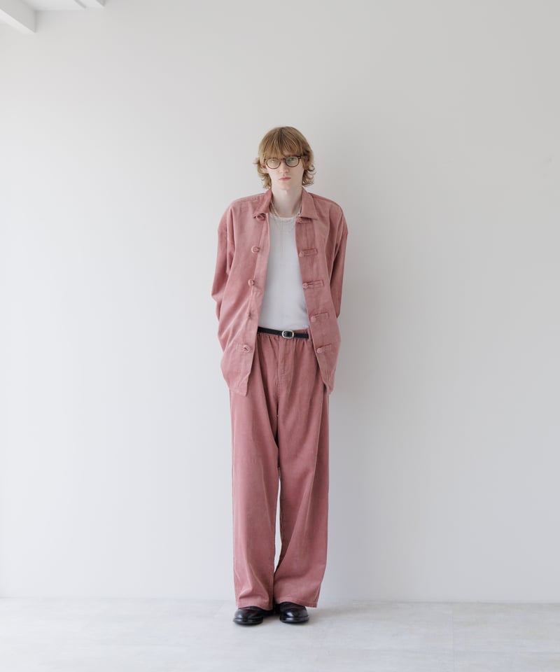 VINTAGE COTTON CORDUROY WIDE FIT PANTS | MB -th
