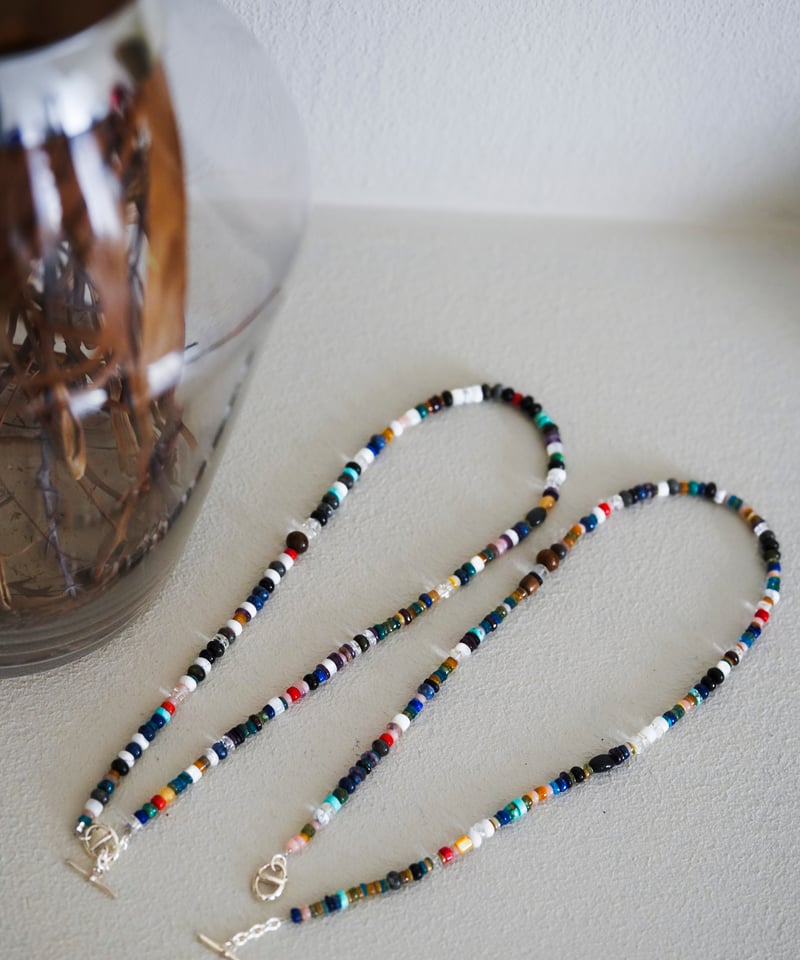 OX JEWELRy Stone Beads Necklace | MB -there is